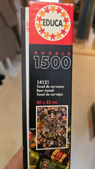 Puzzle Educa 1500 Botellas Cerveza