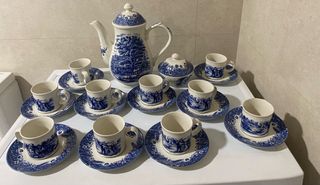 Juego de café inglés porcelana