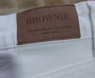 Pantalón vaquero Brownie blanco