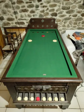 Mesa de billar antigua