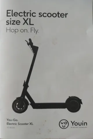 Patinete eléctrico gris