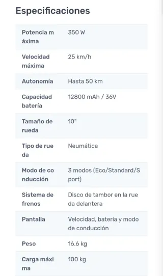 Patinete eléctrico gris