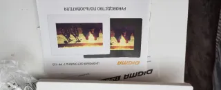 Lote varios: Marco fotos digital y lupa