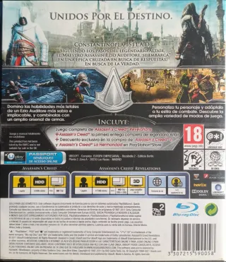 Assassin's Creed Revelations+Assassins Creed (PS3)