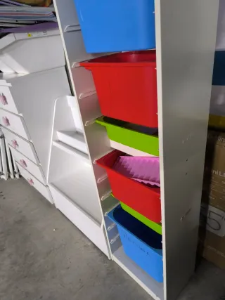 CONJUNTO MUEBLES LIBRERÍA CÓMODA INFANTIL IKEA