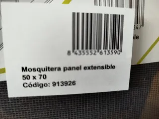 6 Mosquiteras Leroy ventana extensible 70x50