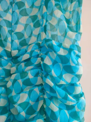 Vestido elegante Zara, regalo el negro de algodón