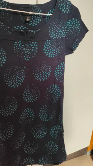 Vestido H&M azul con estampado