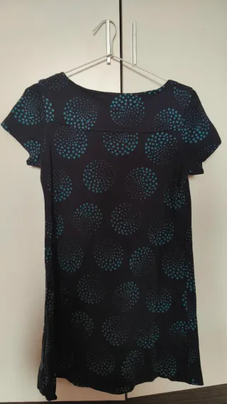 Vestido H&M azul con estampado