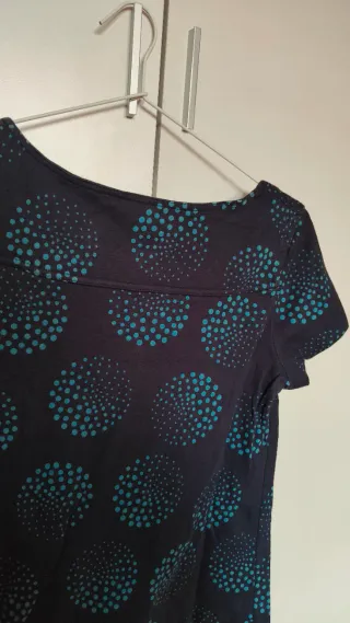 Vestido H&M azul con estampado