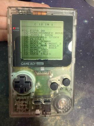 Game Boy Pocket 12 en 1 Cartucho