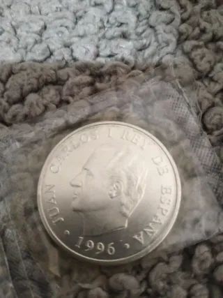 Moneda Plata 2000 Pesetas 1996 Juan Carlos I