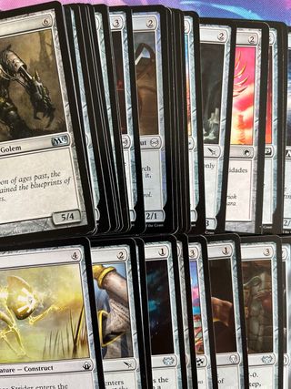 Lote 50 cartas incoloras SIN REPETIR mtg