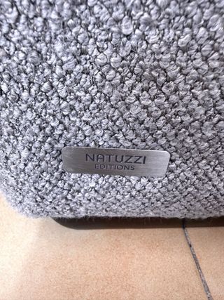Sofá Natuzzi Ed. Reclinable Borreguito Taupe