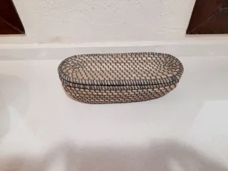 Conjunto 4 cestas mimbre Ikea