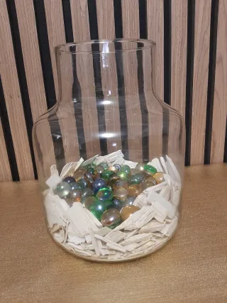 Portavelas metálico- Jarron bolas- Jarron esferas