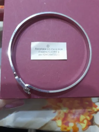 Bracciale Acciaio con Frase