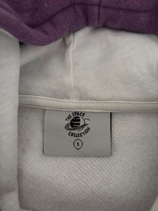 Sudadera NASA STS-1 Blanca y Morada