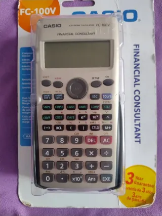 Calculadora Financiera , Casio FC-100V