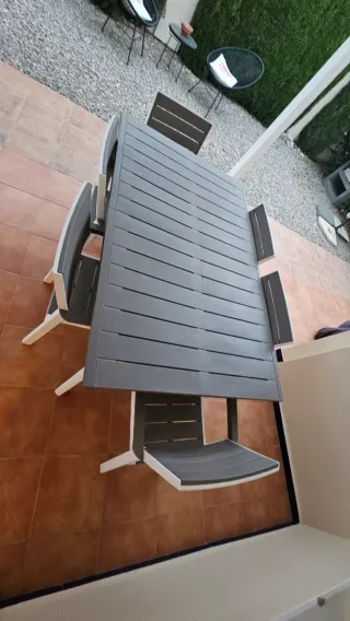 Mesa y Sillas Terraza Exterior