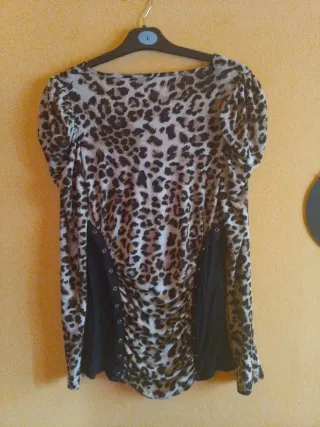 Camiseta Morgan Animal Print Talla M