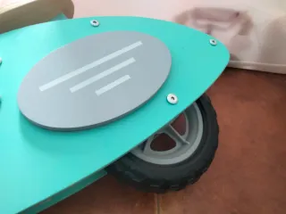 Moto de madera sin pedales para niños