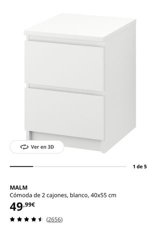 Mesillas de noche. Ikea Malm