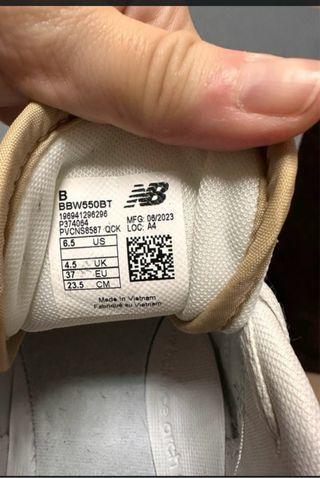 Zapatillas New Balance 550 Piel Talla 37