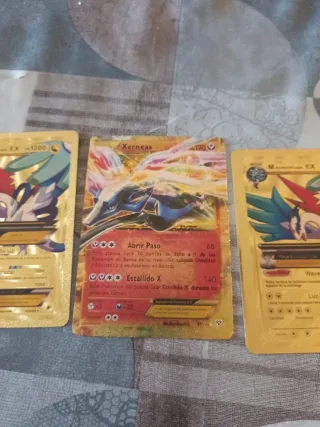 Lote Cartas Pokémon EX Oro