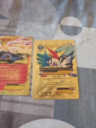 Lote Cartas Pokémon EX Oro