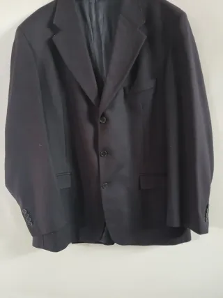 Giacca uomo cashmere e lana tg 56 blu