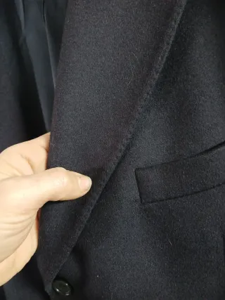 Giacca uomo cashmere e lana tg 56 blu