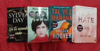 Pack de 4 novelas románticas.