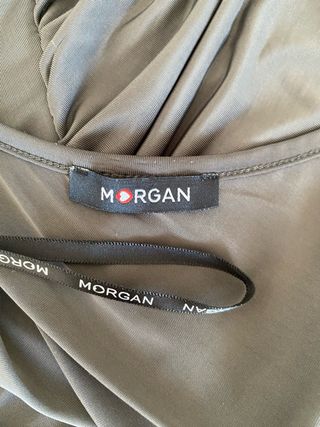 Top Morgan gris asimétrico