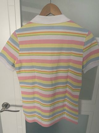 Polo Lacoste Rayas Multicolor Talla 42