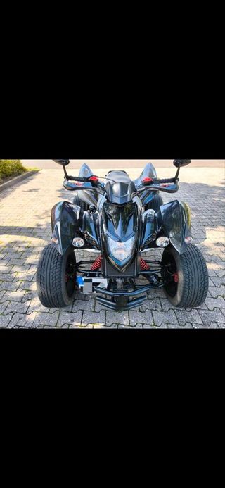 Quad Adly Hurricane 320 Flat Negro