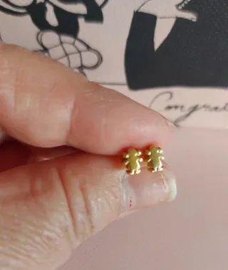 Pendientes Tous Niña Oro