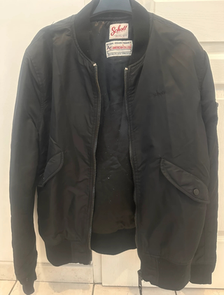 Chaqueta Bomber Schott Negra