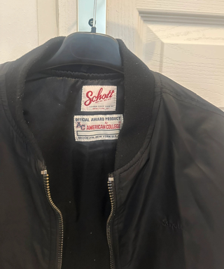 Chaqueta Bomber Schott Negra