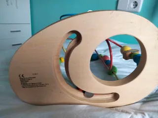 Laberinto de Cuentas de Madera