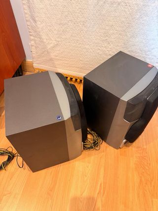 Altavoces Aiwa Negro y Plata