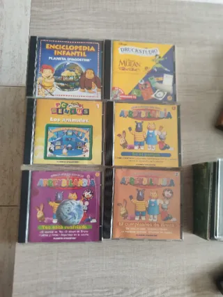 Lote 6 CDs Infantiles Educativos PC