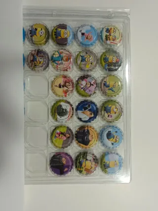 Tapas de Botella Minions Colección 2012