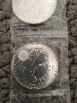 Moneda 2000 Pesetas Plata 2001 Juan Carlos I