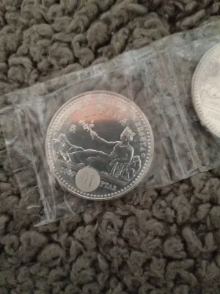 Moneda 2000 Pesetas Plata 2001 Juan Carlos I