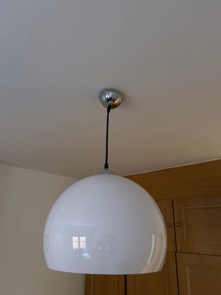 Lámpara colgante blanca Leroy Merlin