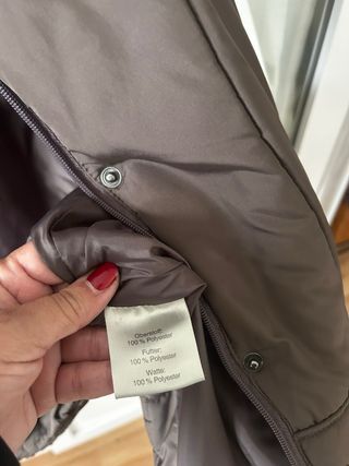 Chaleco acolchado marrón