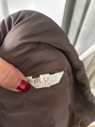 Chaleco acolchado marrón