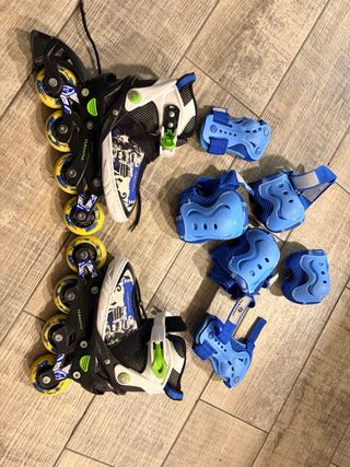 Patines en línea 29 - 32 y protecciones infantiles