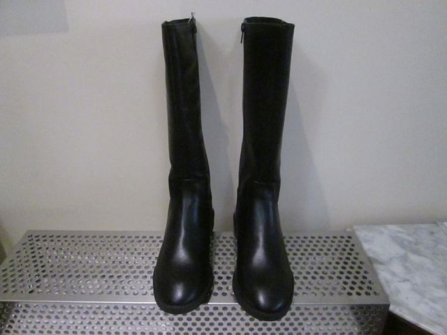 BOTAS ALTAS DE COLOR NEGRO NUMERO 37 MARCA TEX